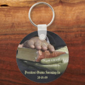 Präsident Obama Einweihung von SWEARING-IN-Souveni Schlüsselanhänger (Vorderseite)