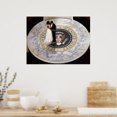 Präsident Obama ERSTES PAAR Poster (Küche)