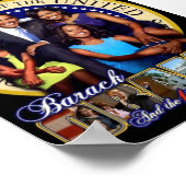 Präsident Obama Familienposter Poster (Ecke)