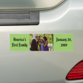 Präsident Obama First Family Autoaufkleber (Auf Auto)