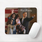 Präsident Obama First Family Keepsakes Mousepad (Mit Mouse)