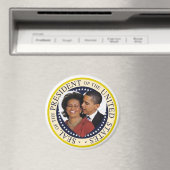 Präsident Obama hält große 3" Magnet (In Situ (Geschirrspüler))