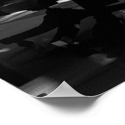 Präsident Obama im Oval Office - 2009 Poster (Ecke)