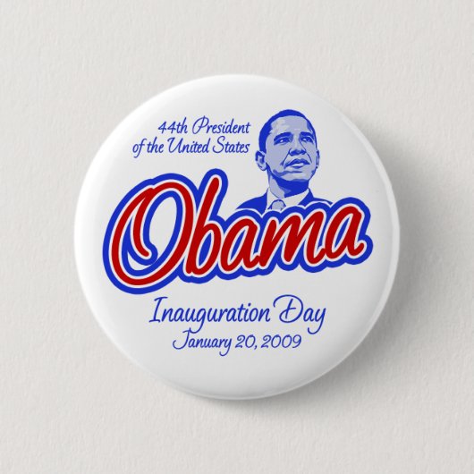 Präsident Obama Inauguration Button (Vorderseite)