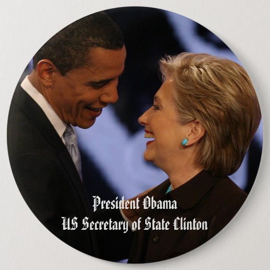 Präsident Obama Inauguration Keepsakes 6" Button (Vorderseite)