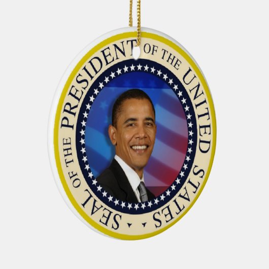 Präsident Obama Inauguration Keramik Ornament (Rechts)