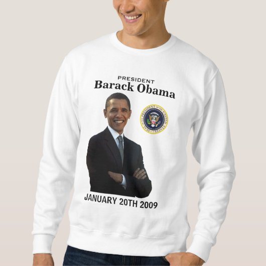 Präsident Obama Inauguration Sweatshirt (Vorderseite)
