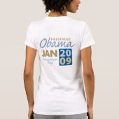 Präsident Obama Inauguration T-Shirt (Rückseite)