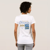 Präsident Obama Inauguration T-Shirt (Schwarz voll)