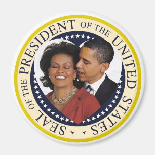 Präsident Obama Keepsake Large 3" Magnet