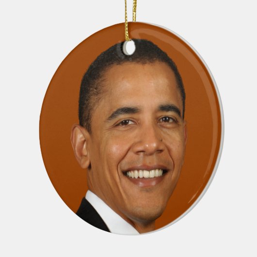 Präsident Obama Keramik Ornament (Links)