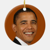 Präsident Obama Keramik Ornament (Hinten)