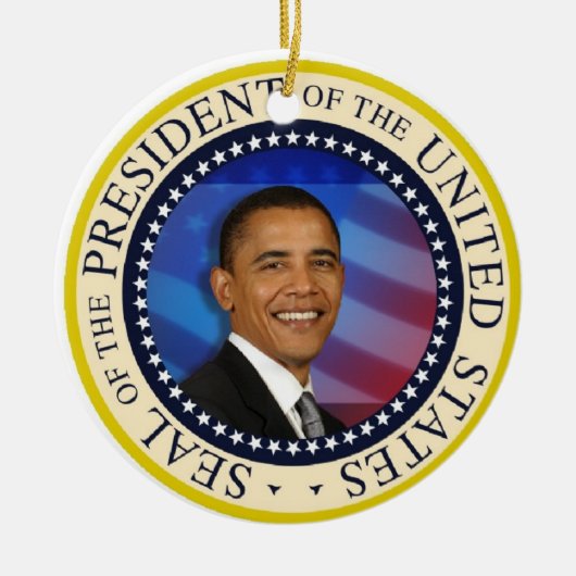 Präsident Obama Keramikornament (Vorne)