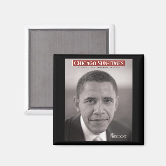 Präsident Obama Magnet (Vorderseite/Rückseite)