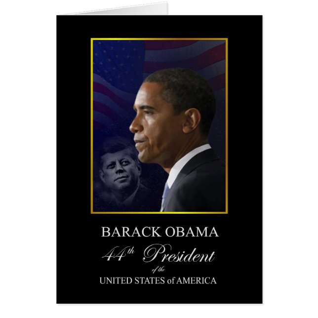 Präsident Obama mit John F. Kennedy (Vorne)