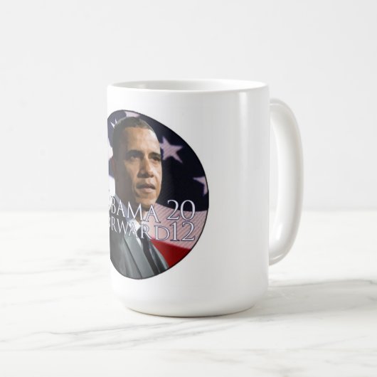 Präsident Obama Mug Kaffeetasse (VorderseiteRechts)
