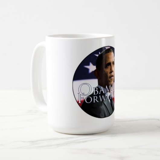 Präsident Obama Mug Kaffeetasse (Vorderseite Links)