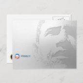 Präsident Obama Personalisieren Sie es! Postkarte (Vorne/Hinten)