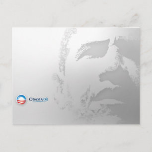 Präsident Obama Personalisieren Sie es! Postkarte