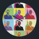 Präsident Obama Pop Art<br><div class="desc">Pop Art Version von Obamas ersten Amtszeit Präsidentenportrait (2009). In einer im Februar 2009 von Harris Interactive für France 24 und die International Herald Tribune in der Western Europe und den USA durchgeführten Umfrage wurde Obama als der angesehenste und mächtigste Weltführer bewertet.</div>