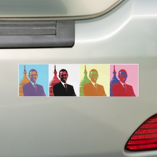 Präsident Obama Pop Art Autoaufkleber (Auf Auto)