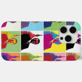 Präsident Obama Pop Art Case-Mate iPhone Hülle (Rückseite (Horizontal))