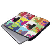 Präsident Obama Pop Art Laptopschutzhülle (Vorne Knopf)