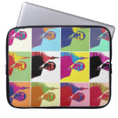 Präsident Obama Pop Art Laptopschutzhülle (Vorderseite)
