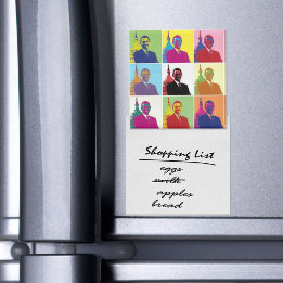 Präsident Obama Pop Art Magnet