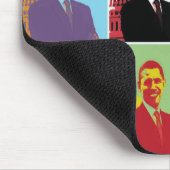 Präsident Obama Pop Art Mousepad (Ecke)