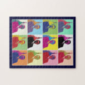 Präsident Obama Pop Art Puzzle (Horizontal)