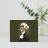 Präsident Obama Postcard Postkarte (Stehend Vorderseite)