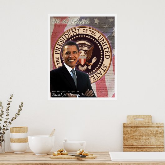 Präsident Obama Poster (Küche)