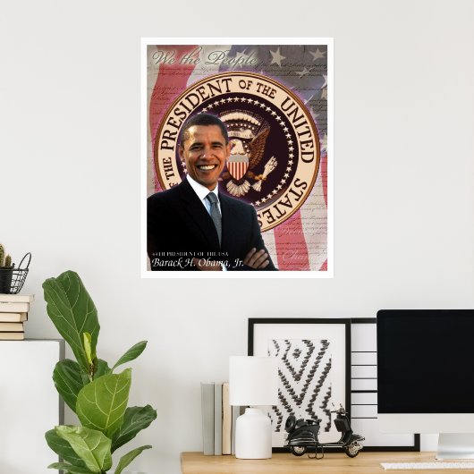 Präsident Obama Poster (Heimbüro)