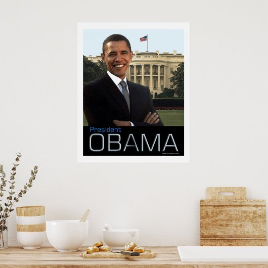 Präsident Obama Poster (Küche)