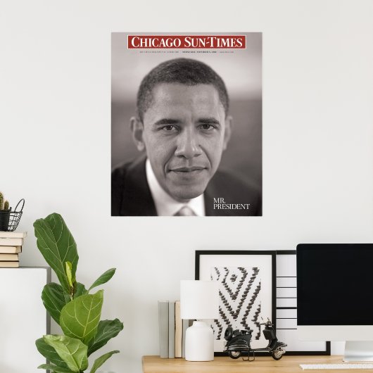 Präsident Obama Poster (Heimbüro)