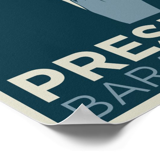 Präsident Obama Poster (Ecke)