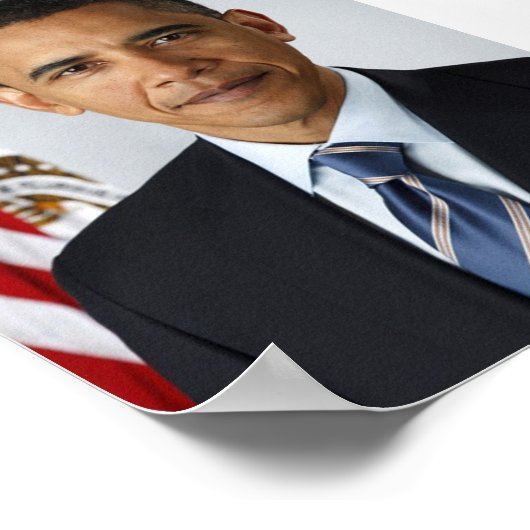 Präsident Obama Poster (Ecke)