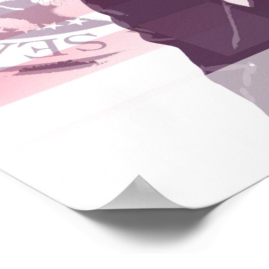 Präsident Obama - Poster - Vorlage (Ecke)