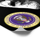 Präsident Obama - Poster - Vorlage (Ecke)