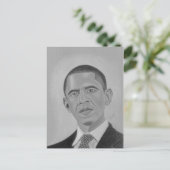 Präsident Obama Postkarte (Stehend Vorderseite)
