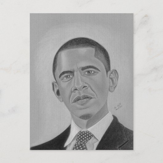 Präsident Obama Postkarte (Vorderseite)
