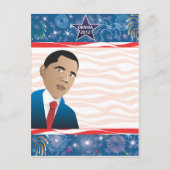 Präsident Obama Postkarte (Vorderseite)