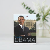 Präsident Obama Postkarte (Stehend Vorderseite)