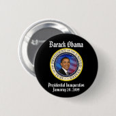 Präsident Obama Presidential Inauguration Button (Vorne & Hinten)