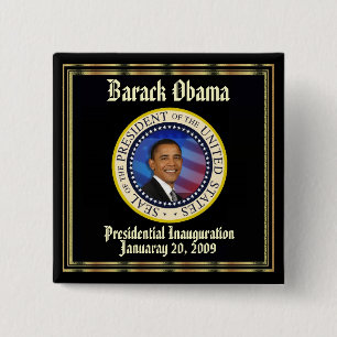 Präsident Obama Presidential Inauguration Button