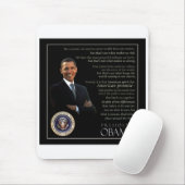 Präsident Obama Quote Mousepad (Mit Mouse)