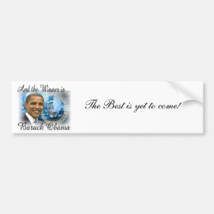 Präsident Obama Re-election Keepsakes Autoaufkleber