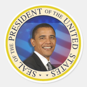 Präsident Obama Sammlerstücke große 3" Sticker