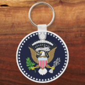 Präsident Obama Siegel zur Amtseinführung des Präs Schlüsselanhänger (Vorderseite)